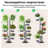 Подставка для цветов 6 уровней HobbyFarm, кашпо с автополивом​