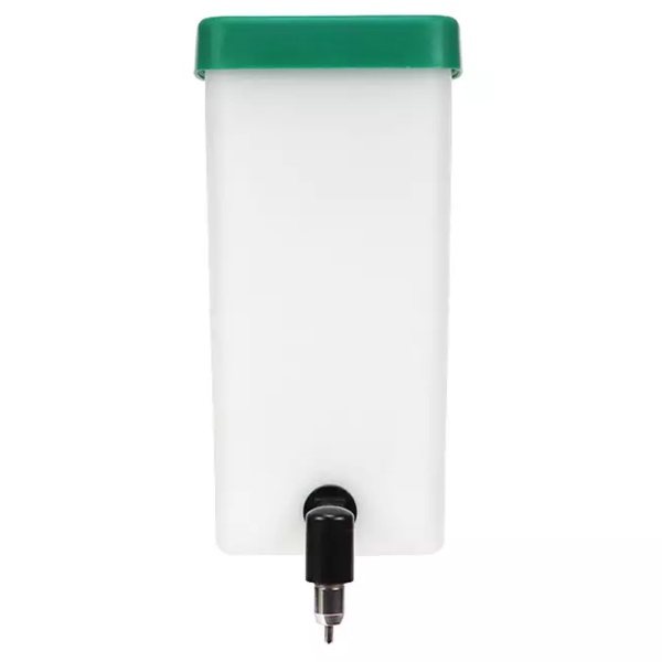 Поилка ниппельная с бачком HobbyFarm 1 л для кур и кроликов с креплением на сетку