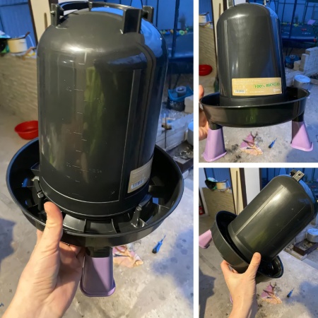 Поилка вакуумная ECO Recycled 5 л с ручкой на ножках