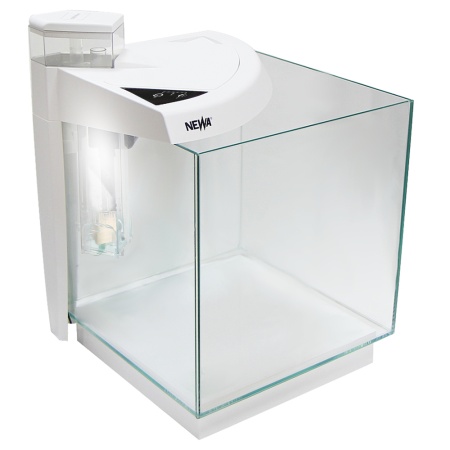 Аквариум Newa More reef NMO 30RW Daylight LED, 28 л, с фильтром, скиммером, нагревателем и освещением рассвет-закат, белый NEW VERSION