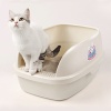 Лоток для кошек XL с совком Catidea 63х45х25 см, кремовый​