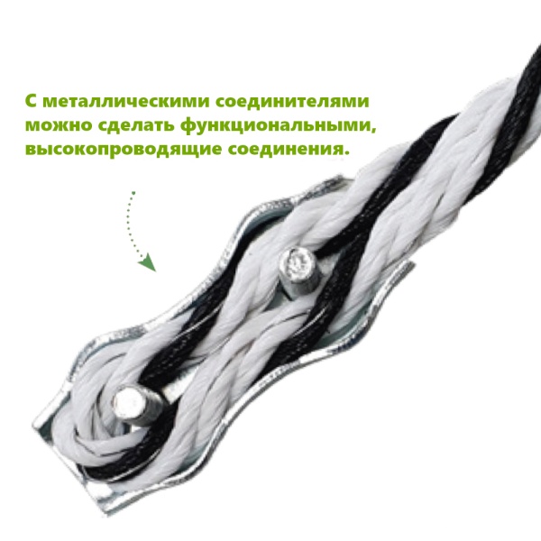 Соединитель для шнуров 3 мм, 10 шт.