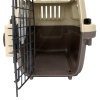 Переноска Superior Range 51х33х33 см для кошек и собак Pet Choice с креплением к ремню безопасности автомобиля и металлической верхней решеткой​