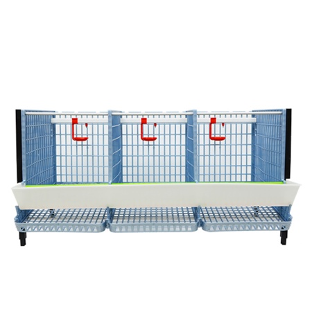 Клетка Comfortplast для куропаток 3 секции, 3 яруса, пластиковая