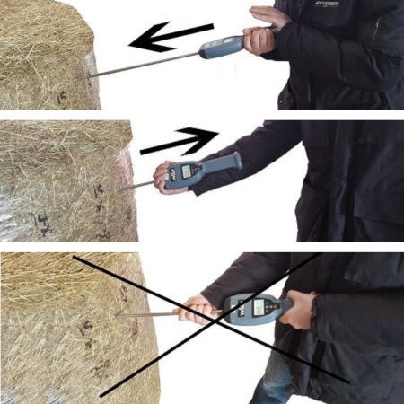 Влагомер сена Wile 500 для измерения в тюках или яме 