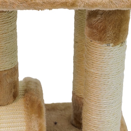 Когтеточка-комплекс 36х36х88 см, бежевый