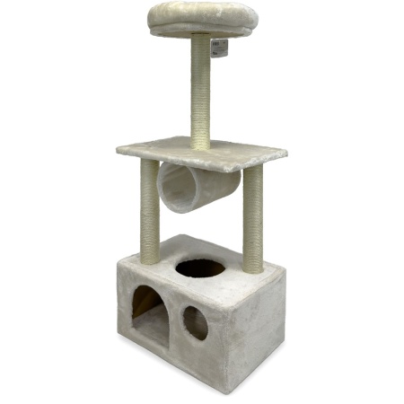 Когтеточка-комплекс 50х35х116 см, кремовый