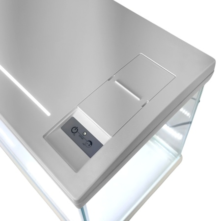 Аквариум Newa Mirabello MIR 30 LED, 30 л, с фильтром, нагревателем и освещением рассвет-закат, белый NEW VERSION​