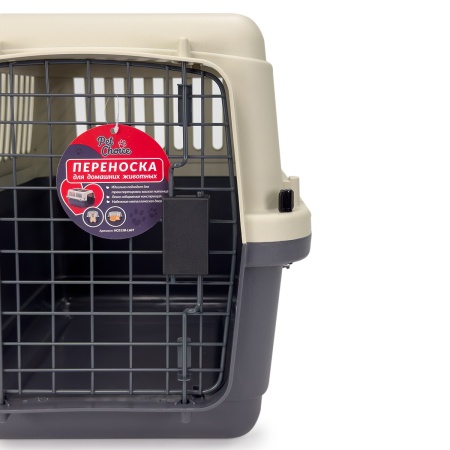 Переноска Safari Range 60х40х40 см для кошек и собак Pet Choice с металлической верхней решеткой​