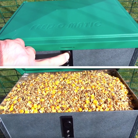 Кормушка педальная Feed-O-Matic 12 кг для кур