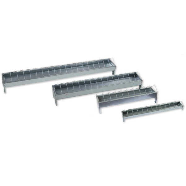 Кормушка лотковая 50 см оцинкованная cталь для цыплят River