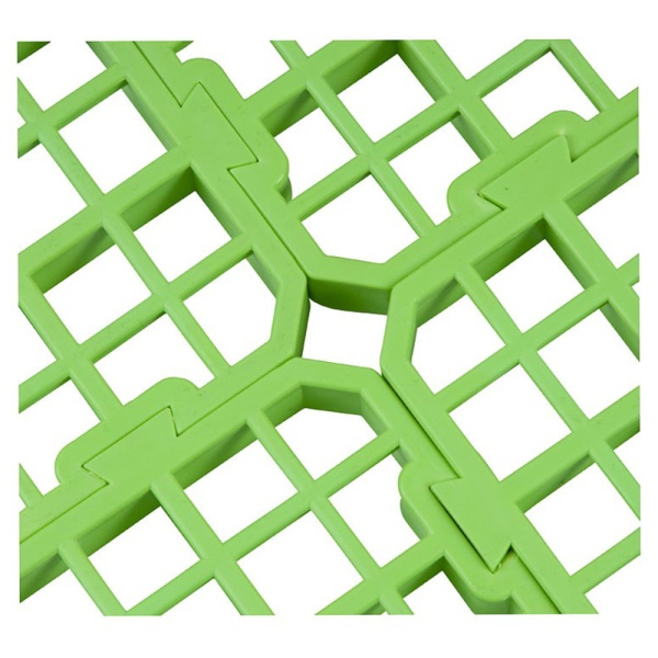 Пластиковый пол для кроликов и кур 25х25 см зеленый