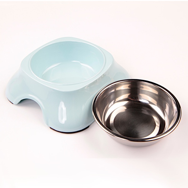 Миска для собак и кошек, 11x14.8x5 см, 150 мл, голубой