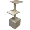 Когтеточка-комплекс 30х30х88 см, кремовый