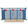 Клетка Comfortplast для куропаток 3 секции, 3 яруса, пластиковая