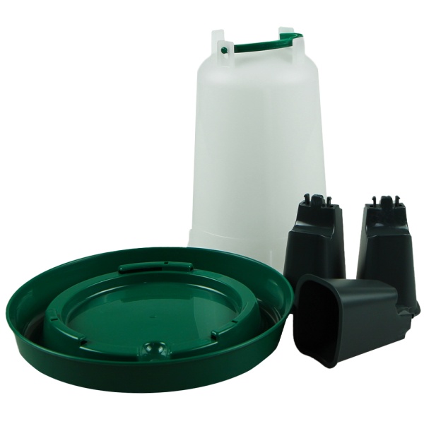 Поилка вакуумная 1,5 л на ножках, с ручкой