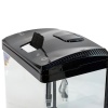 Аквариум Boyu EC-400 панорамный, 33 л, с фильтром и LED-лампой, черный​