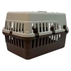 Переноска Safari Range 50х35х32 см для кошек и собак Pet Choice с металлической верхней решеткой, коричневый​