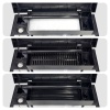 Аквариум Boyu MS-420M 31 л с сенсорным LED светильником и фильтром, черный