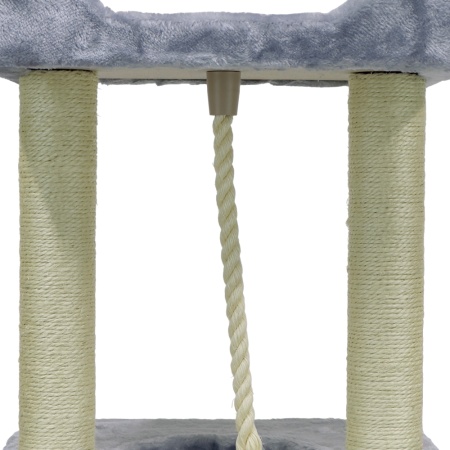 Когтеточка-комплекс 40х40х108 см, серый