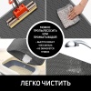Двухслойный коврик под лоток 45х60 см для кошачьего туалета, серый 
