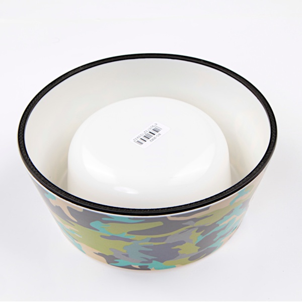 Миска, 18.5x18.5x7.5 см, 630 мл, зеленый