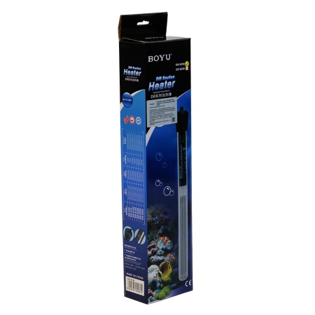 Нагреватель для аквариума Boyu DR-9250 с терморегулятором, LED индикатором и дисплеем, 250 Вт на 250-300 л