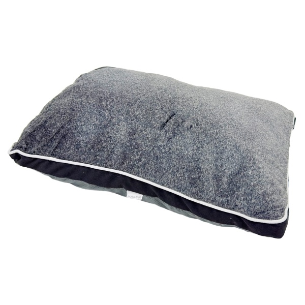 Лежак подушка Pet Choice для собак, 100х70х15 см, со съемным чехлом, графит