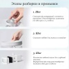 Автопоилка фонтан для собак и кошек Pawgether P200, 2.3 л, темно-синяя