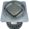 Зернодробилка HobbyFarm EM-25 COMPACT для измельчения зерна электрическая с функцией мельницы / в комплекте 2 сита
