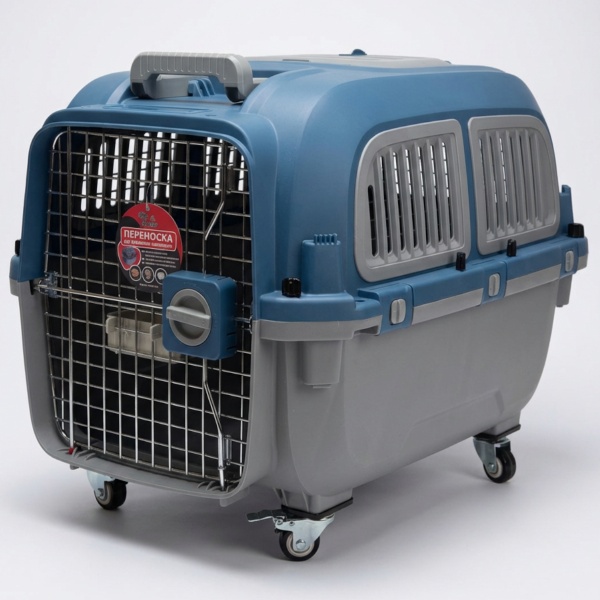 Переноска Superior Range 72x54x51 см, для кошек и собак Pet Choice с колесами и выдвижной ручкой