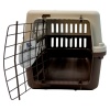 Переноска Safari Range 50х35х32 см для кошек и собак Pet Choice с металлической верхней решеткой, коричневый​