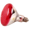 Лампа инфракрасная 175 Bт JK Lighting, E27 PAR38, прессованное стекло, красная
