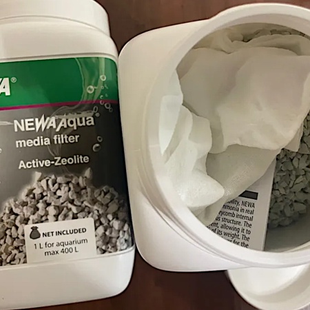 Наполнитель для фильтра аквариума ACTIVE-ZEOLITE, цеолит, 1 л