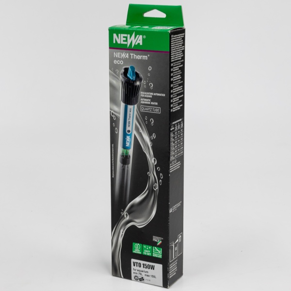 Нагреватель для воды аквариума Newa Therm Eco VTO150 220-240V 50Hz 150W с терморегулятором автоматический 50-150 л