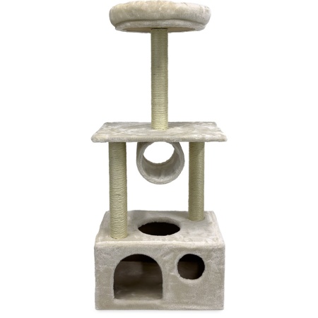 Когтеточка-комплекс 50х35х116 см, кремовый