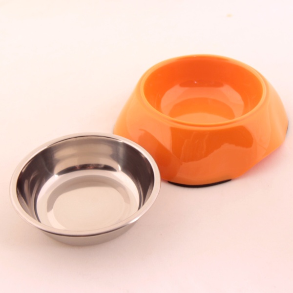 Миска для собак и кошек, 11x16x4.8 см, 180 мл, оранжевый