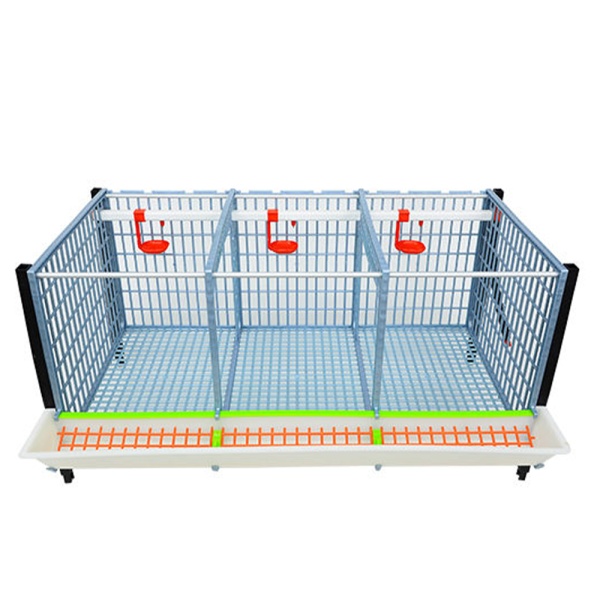 Клетка Comfortplast для бройлеров 3 секции, 4 яруса, пластиковая