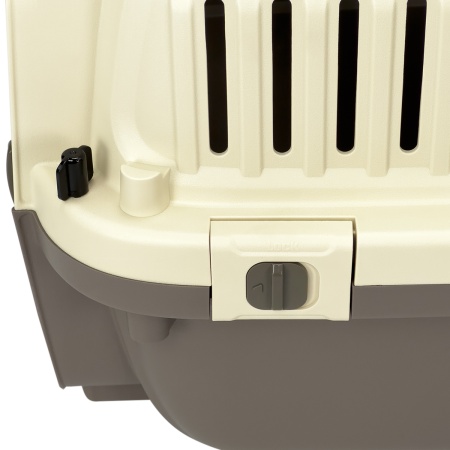 Переноска Superior Range 51х33х33 см для кошек и собак Pet Choice с креплением к ремню безопасности автомобиля и металлической верхней решеткой​