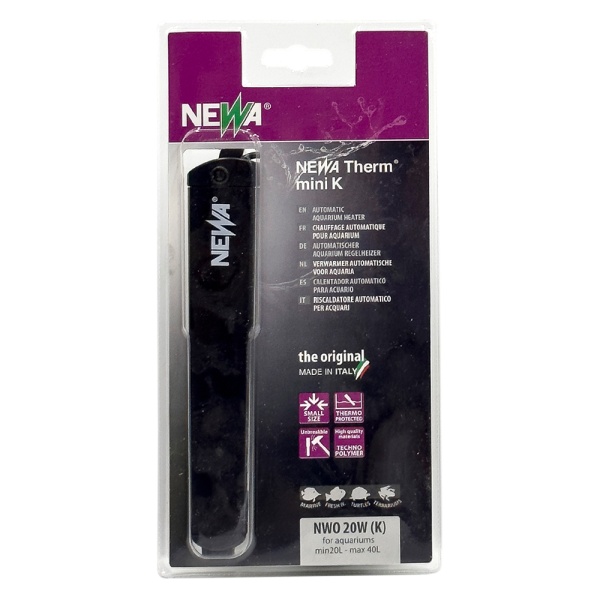 Нагреватель для воды аквариума Newa Therm Mini NWO-20K 230V 50Hz 20W автоматический до 30 л