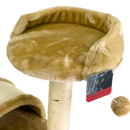 Когтеточка-комплекс 35х35х45 см, бежевый