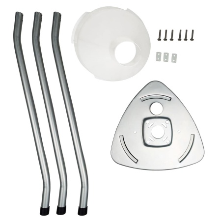 Зернодробилка HobbyFarm EM-25WL, на ножках для измельчения зерна электрическая с функцией мельницы / в комплекте 4 сита