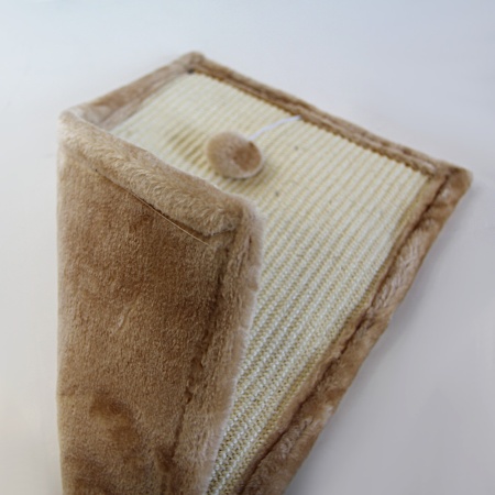 Когтеточка-коврик 50х32 см, бежевый