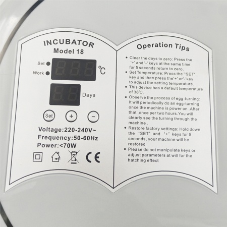 Инкубатор Janoel 18S автоматический