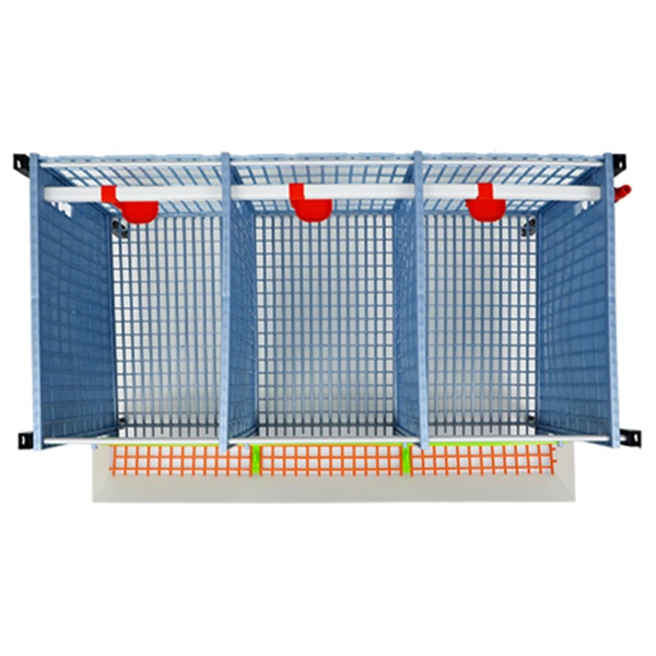 Клетка Comfortplast для куропаток 3 секции, 2 яруса, пластиковая