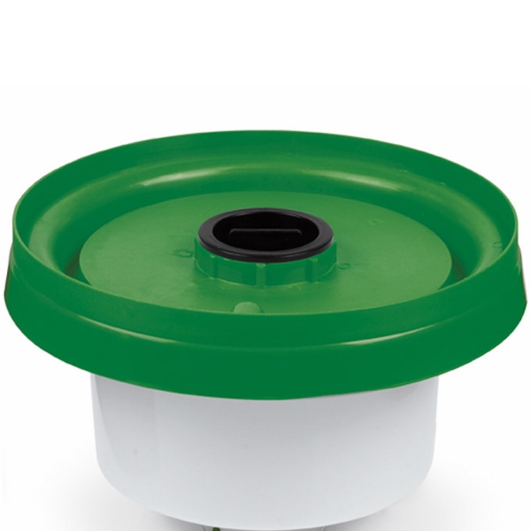 Поилка вакуумная 5 л с пробкой и ручкой, поддон 5 см