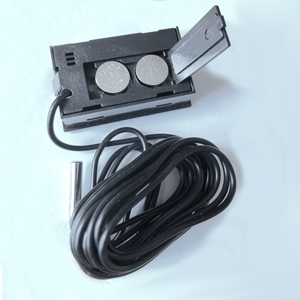 Термометр цифровой ET01 с выносным датчиком 2 метра для измерения температуры в инкубаторе, брудере