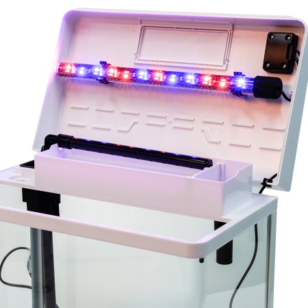 Аквариум Boyu MS-420M 31 л с сенсорным LED светильником и фильтром, белый​
