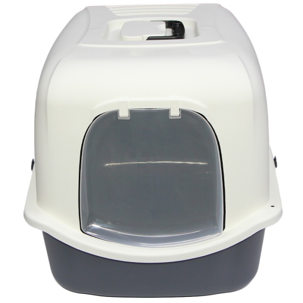 Туалет-домик для кошек Solitude Range 55х44х43 см, серый