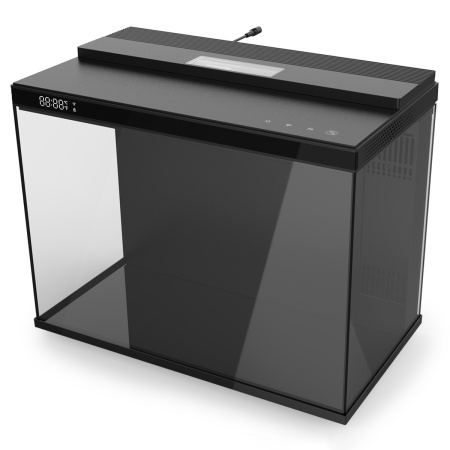 Аквариум Pawgether CK1S COOKE 30 л, WI-FI, с фильтром, LED-лампой и автокормушкой черный​